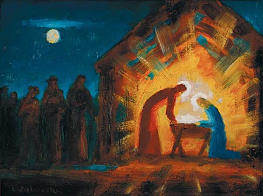 Betlehem - akad. maliar Ladislav Záborský