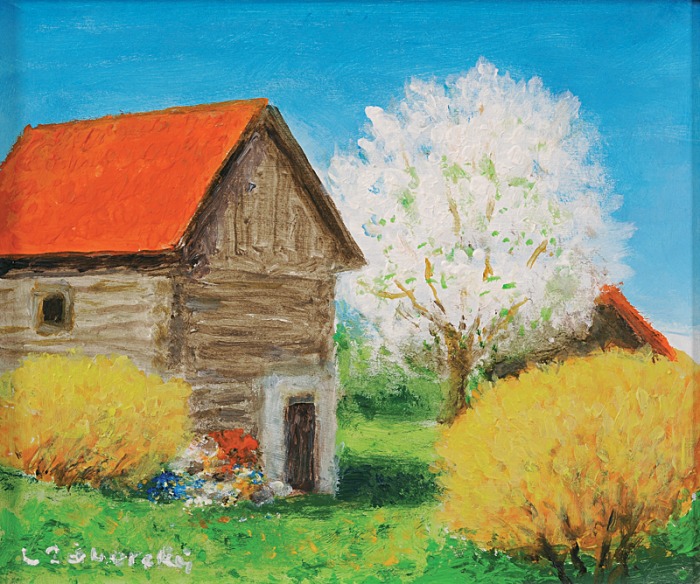 Slovenská jar - Dulice - akad. maliar Ladislav Záborský
