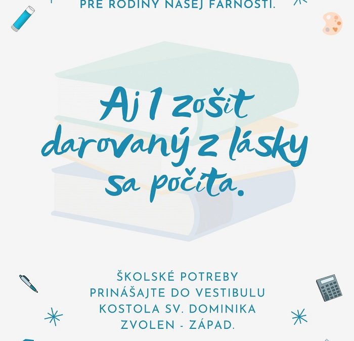 Zbierka školských potrieb