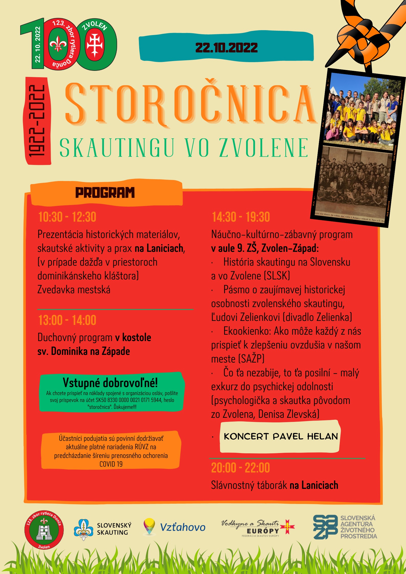 storočnica skauting Zvolen 2022