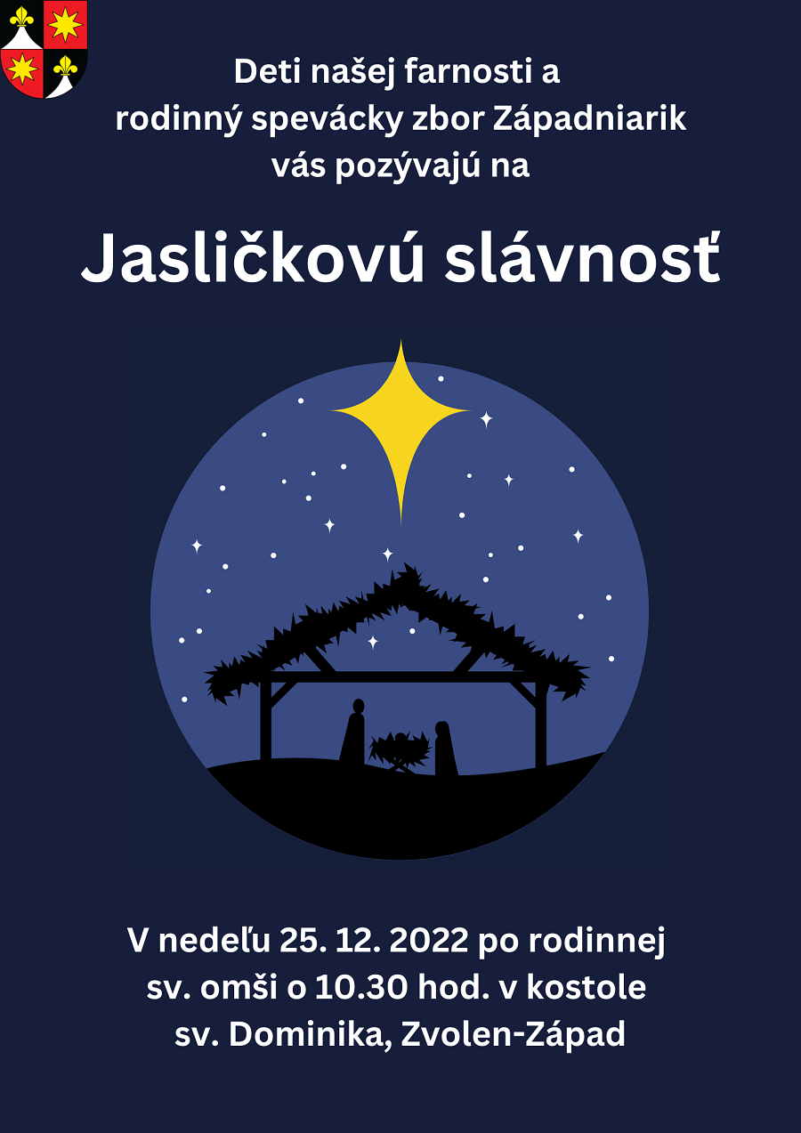 Jasličková slávnosť Zvolen-Západ