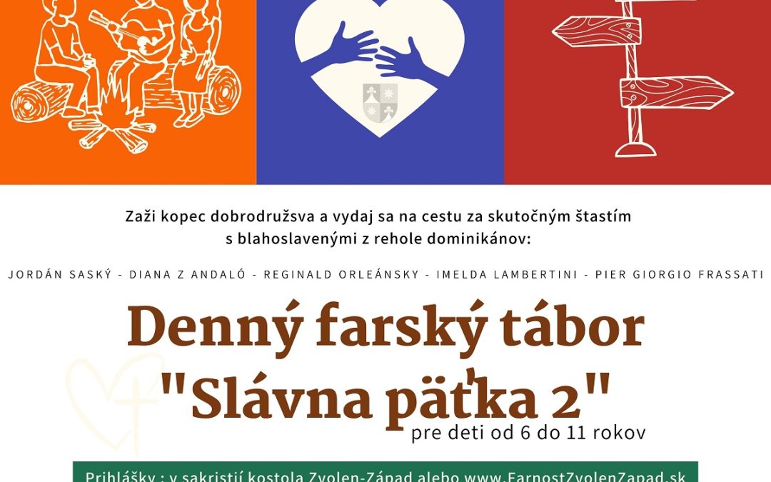 Denný farský tábor 2023 – Slávna päťka 2