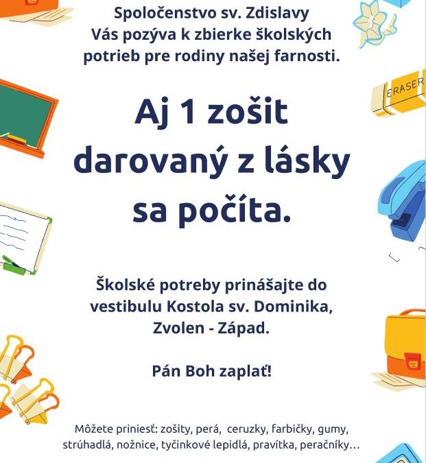 Zbierka školských potrieb