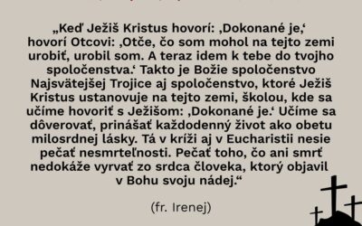 Krátke zamyslenie: Piatok utrpenia Pána