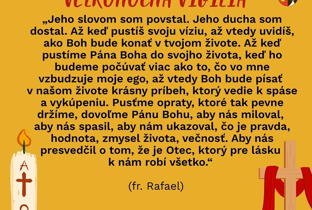 Krátke zamyslenie: Veľkonočná vigília