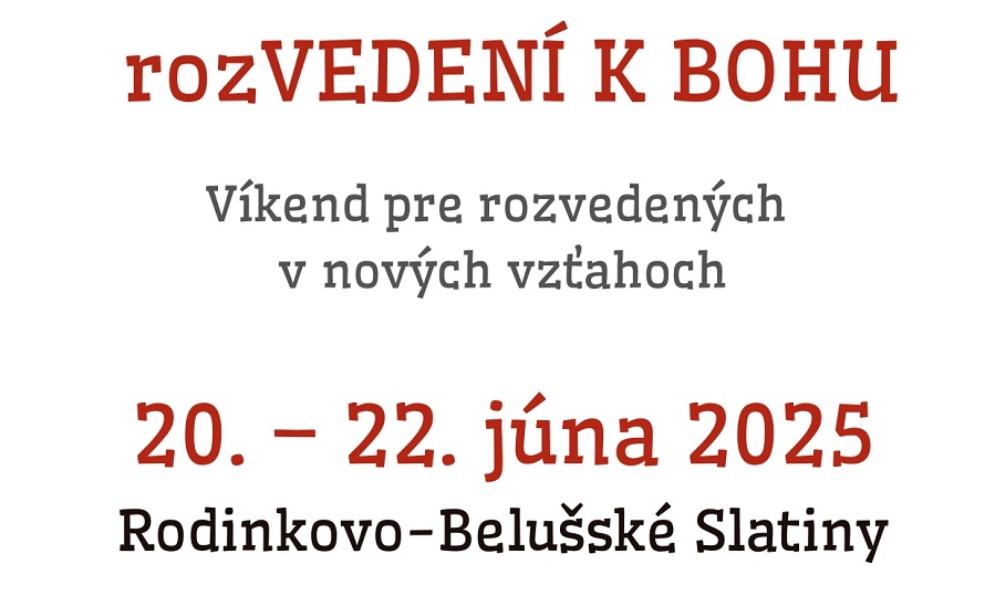 Duchovná obnova pre rozvedených – oznam saletínov