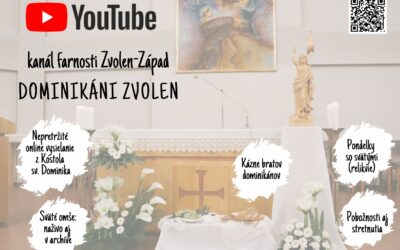 YouTube kanál Dominikáni Zvolen