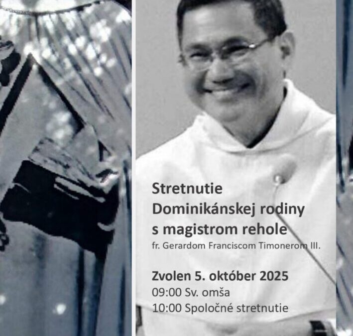 Stretnutie dominikánskej rodiny s magistrom rehole