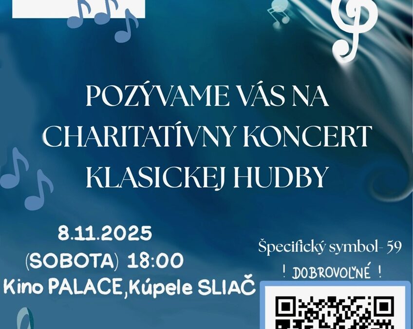 Charitatívny koncert pre Svetielko nádeje