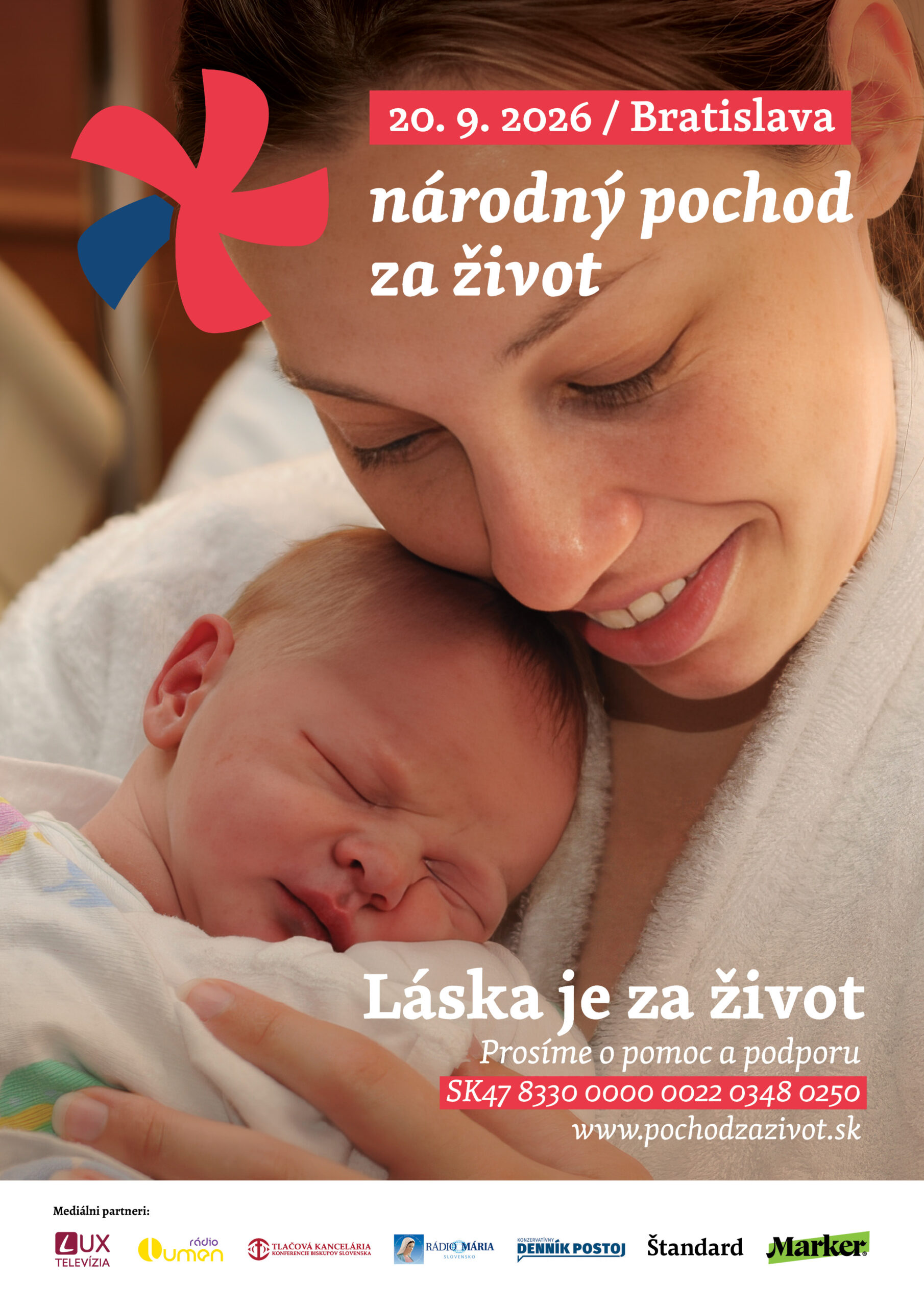 Národný pochod za život - plagát