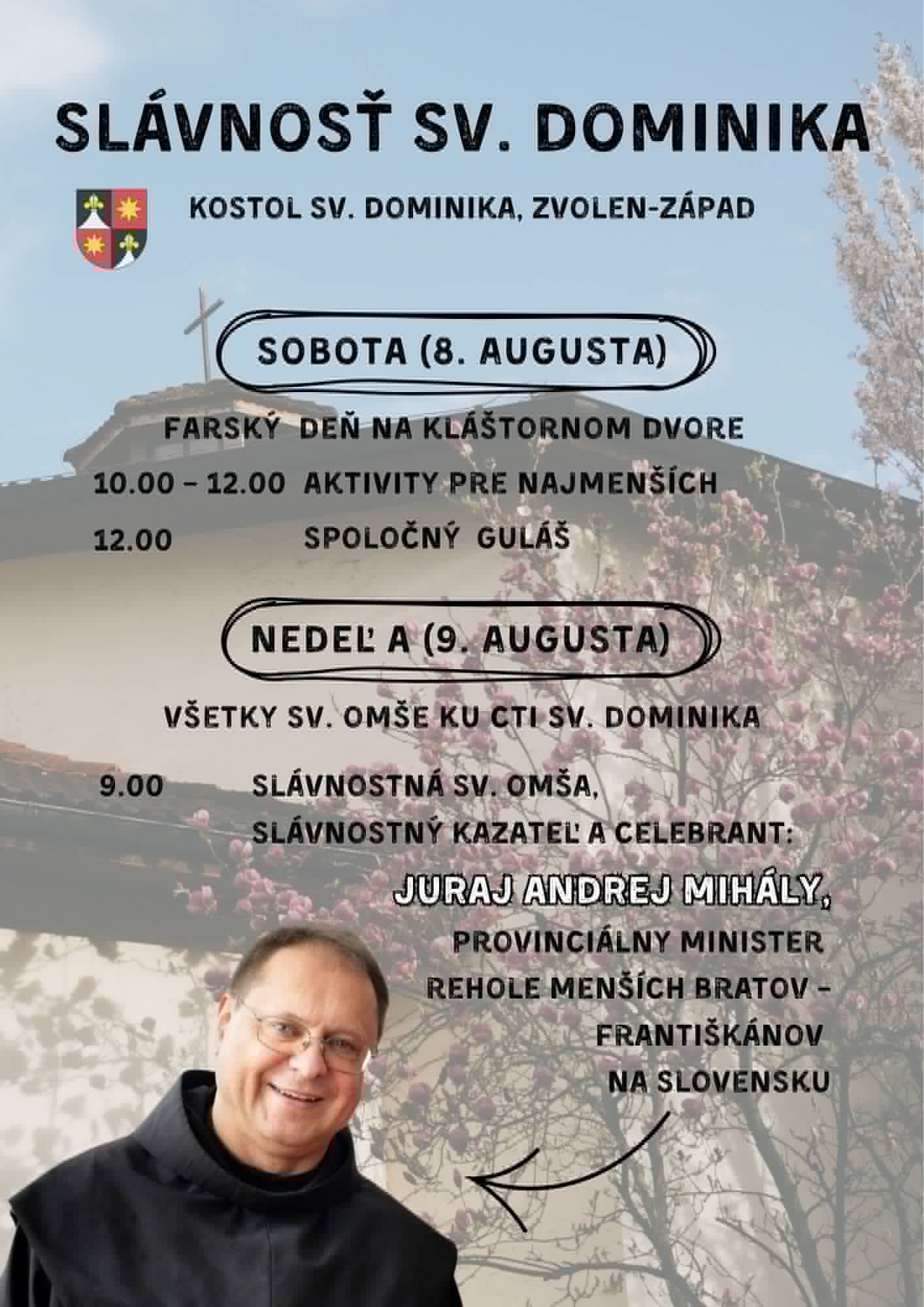 Plagát deň farnosti Zvolen-Západ 2026